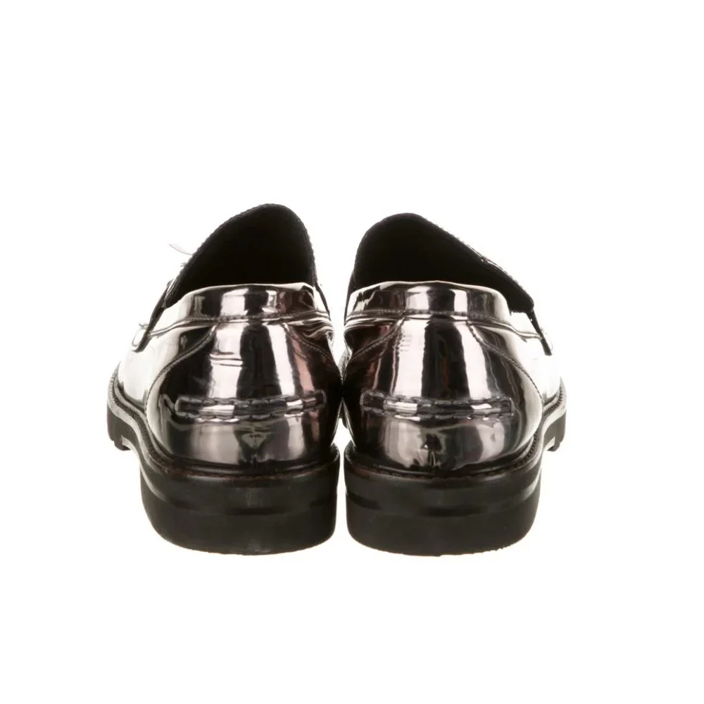 STUART WEITZMAN Patent Leather Mila Lift Loafers Size: 9.5